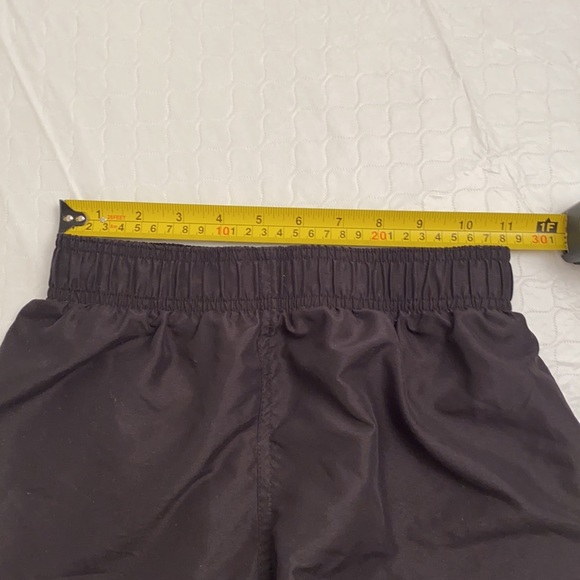 Nike black with neon yellow swoosh lined swim trunks - Picture 9 of 9